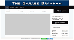 Desktop Screenshot of bramhamgarage.co.uk