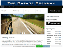 Tablet Screenshot of bramhamgarage.co.uk